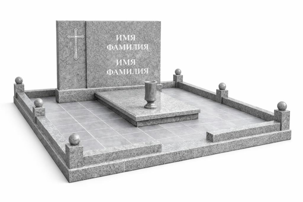 Горизонтальный памятник 4