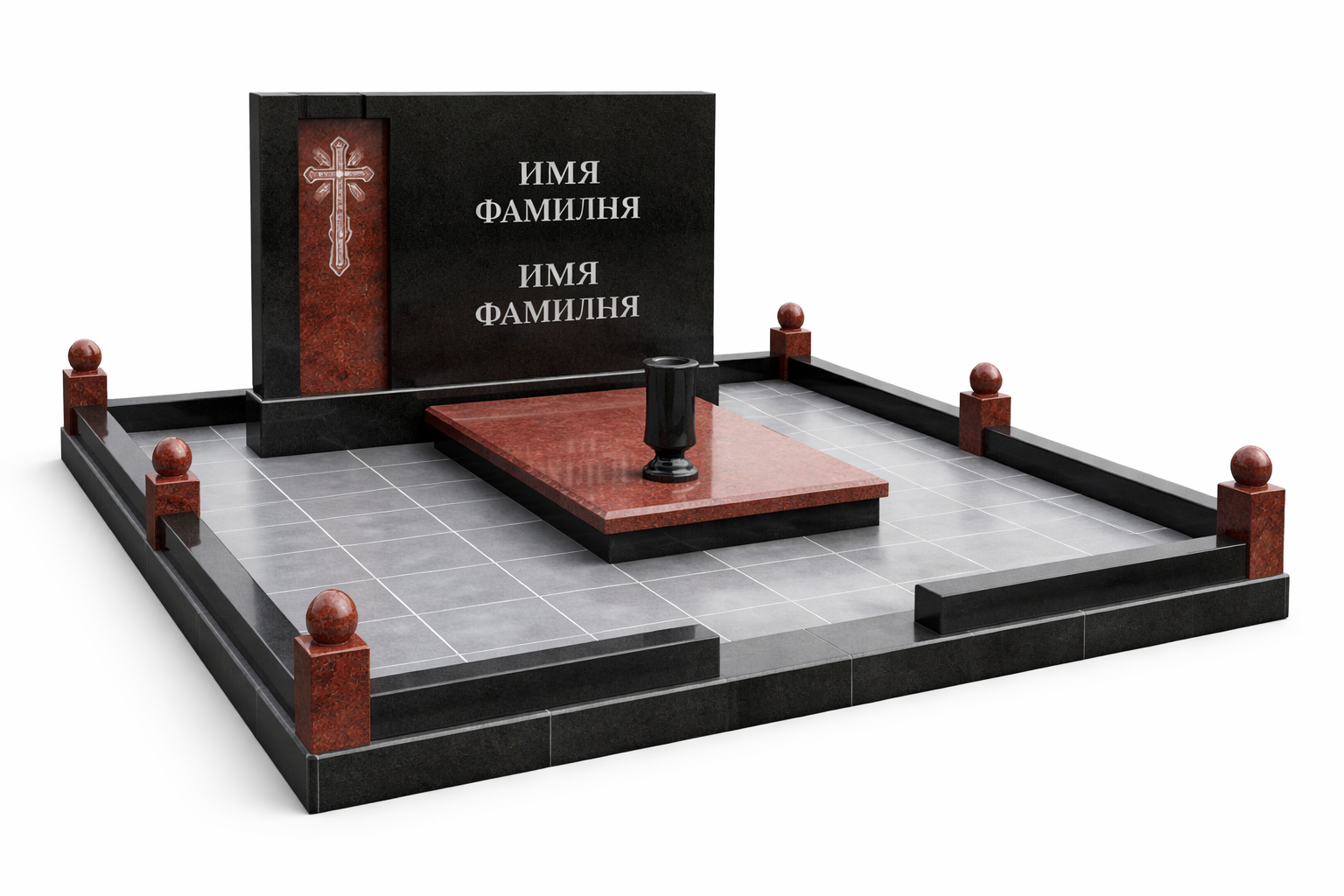 Горизонтальный памятник 4