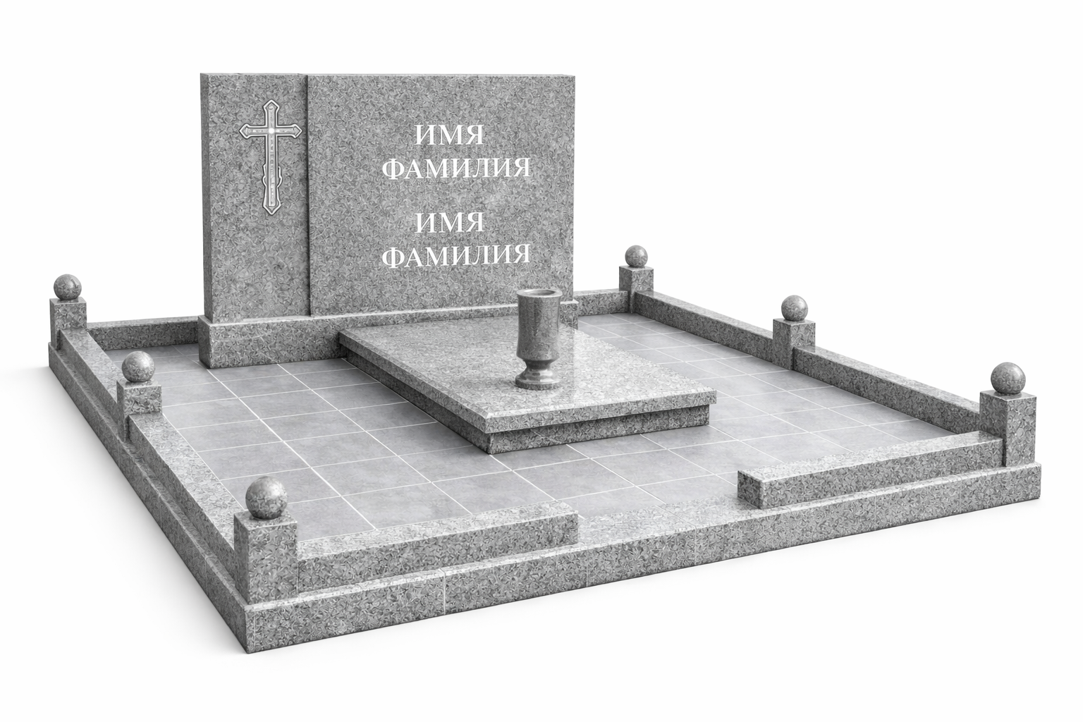 Горизонтальный памятник 4