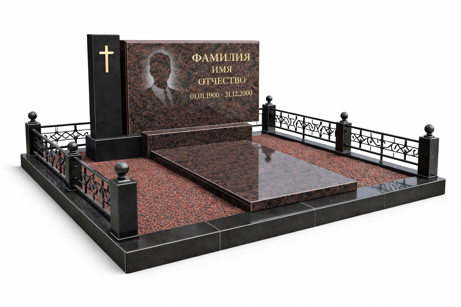 Горизонтальный памятник 7